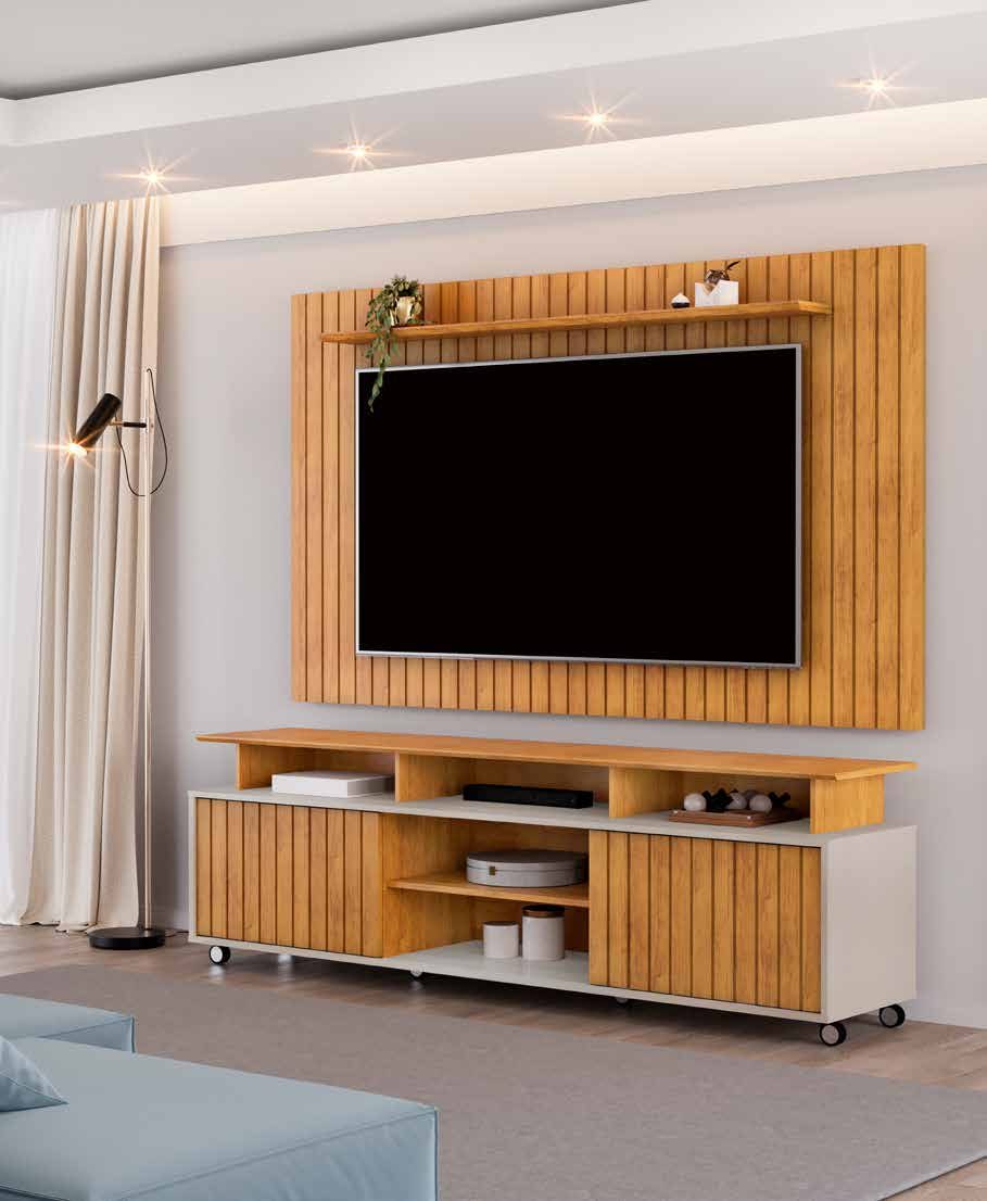 Rack Olimpic e Painel Lume